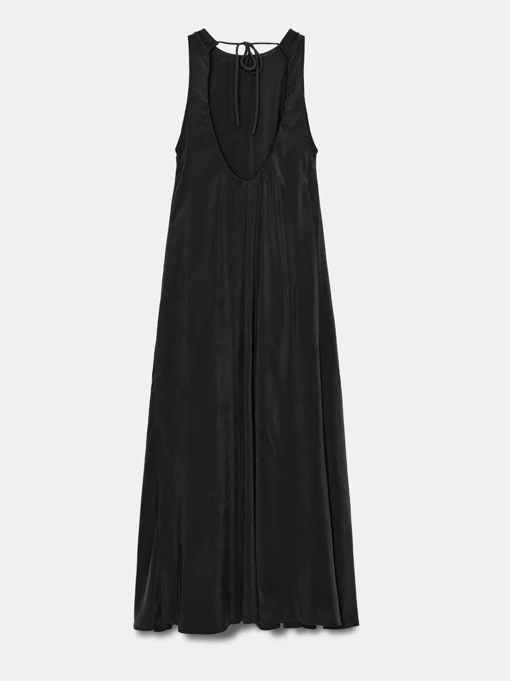 Zara Flowy Black Maxi Dress - Picture 4 of 7